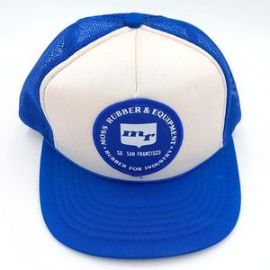 San Francisco Rubber Snapback Trucker Hat Dad Cap